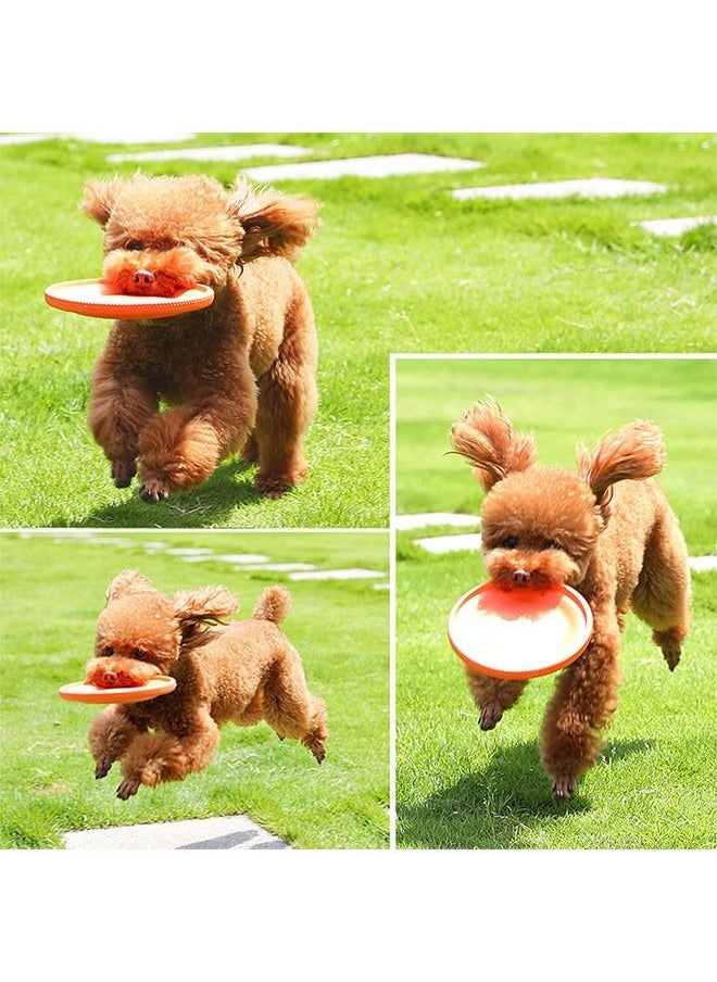 Neostyle Dog Frisbee,Sport Outdoor Interactive Dog Toys,Interactive Throwing Toy (22cm, Orange)  - Image 4