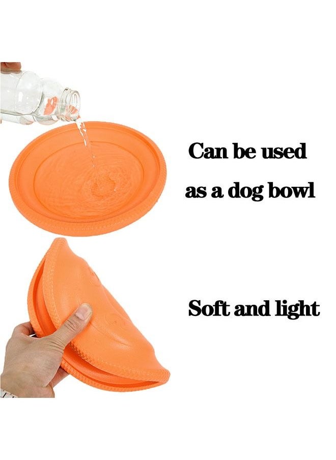 Neostyle Dog Frisbee,Sport Outdoor Interactive Dog Toys,Interactive Throwing Toy (22cm, Orange)  - Image 3