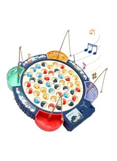 Magnetic Fishing Game, Kids-Ages 2, 3, 4 Years Boys Girls, 4 Rods and 45 Fish, Motor Skills with Music Board, Magnetic-Danny Forso 7  - Image 3