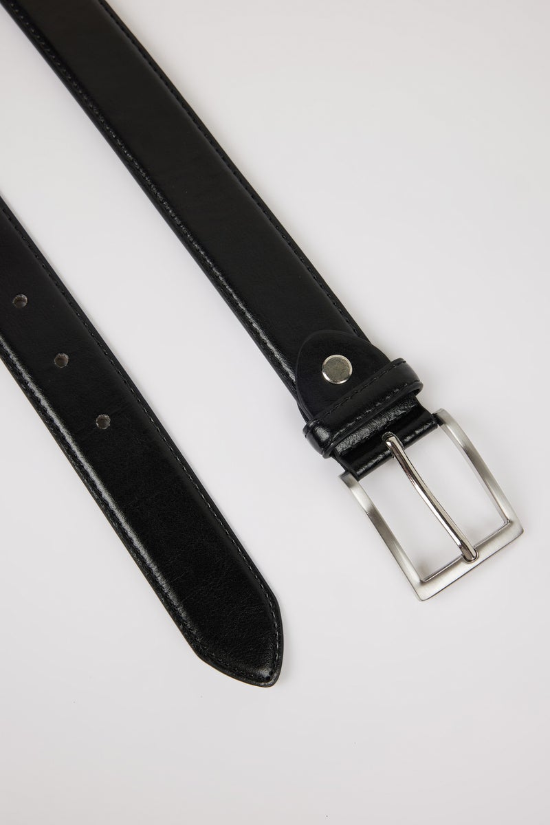 DeFacto Black Man Man Faux Leather Casual - Image 5