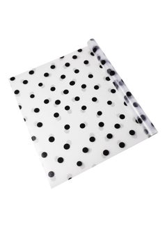 EVA Thickened Printed Table Mat Cabinet Mat Shoe Cabinet Drawer Moisture-proof Mat Paper Cutting Kitchen Waterproof Oil-proof Mat-Color:Black Dots-Specifications:30*150cm