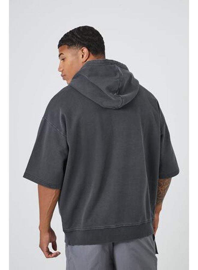 FOREVER 21 هودي كبير الحجم مغسول للغاية  - Image 3