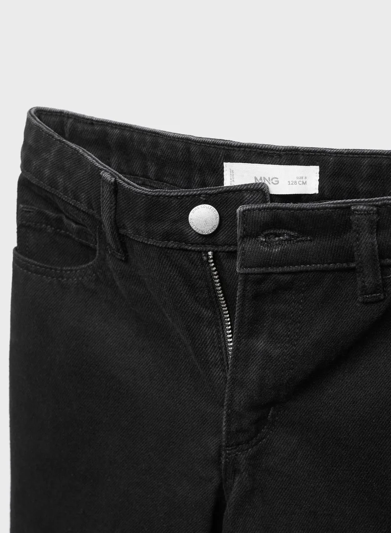 MANGO Kids Culotte Baggy Fit Jeans