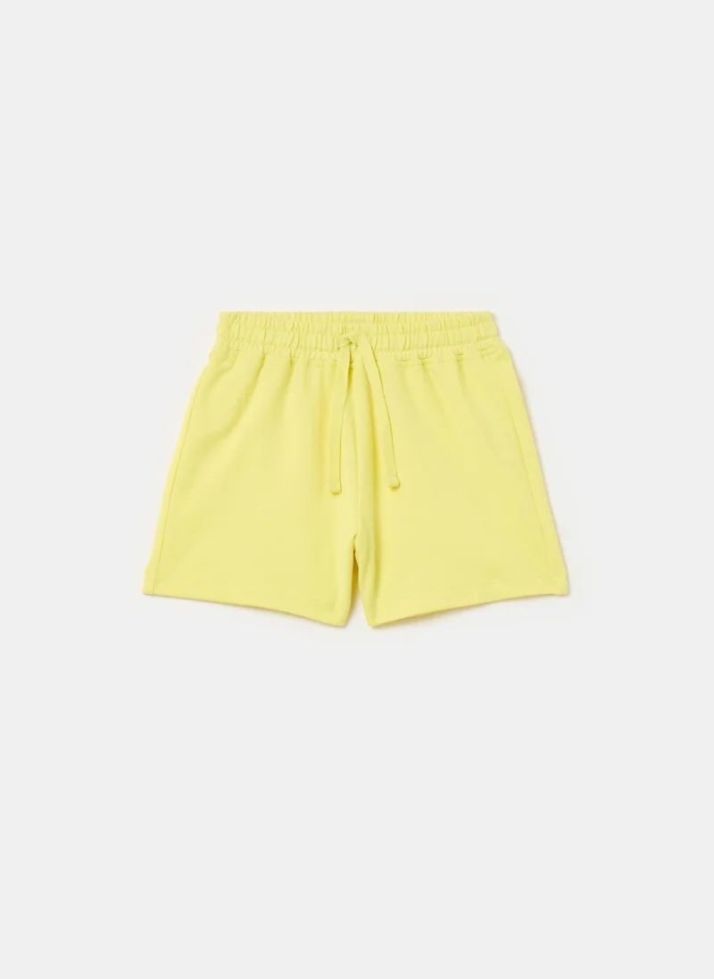 Ovs Fleece Shorts With Drawstring
