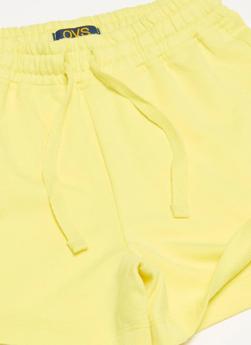 Ovs Fleece Shorts With Drawstring