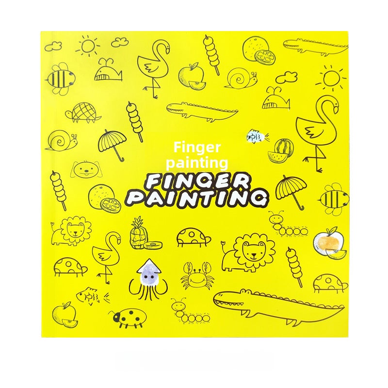 Generic Kids DIY Finger Painting Ink Pads Finger Painting Album 