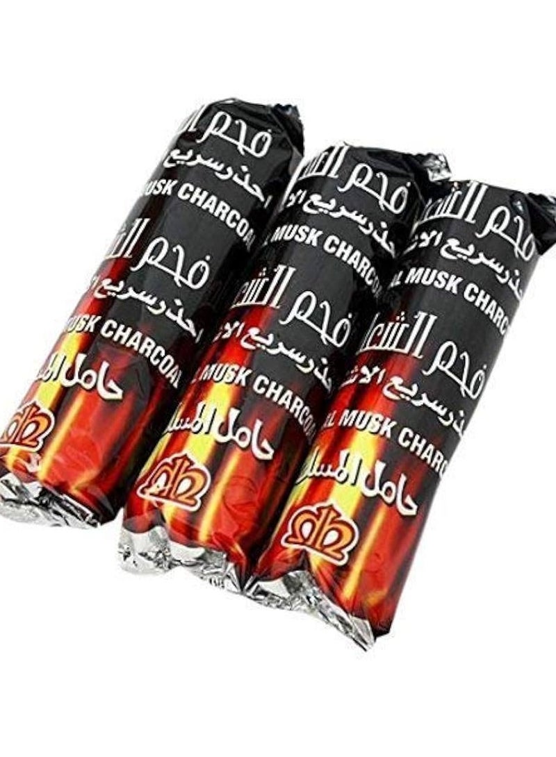 Charcoal Rolls for incense Bakhoor Black (100-Pieces) - Image 1
