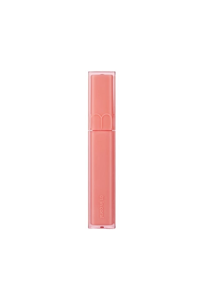 rom&nd Water Lip Tint - 01 In Coral, 5g - Image 1