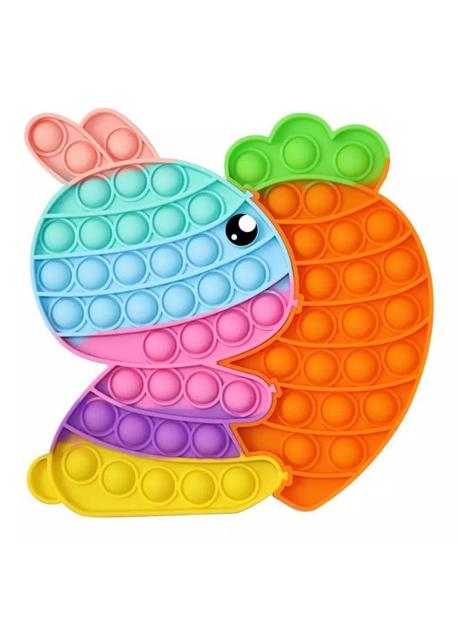 Push Pop Bubble Fidget Toy Silicone Animal Sensory Squeeze Toy Stress Relief Anti-Anxiety ADHD Autism Special Fidget Popper Gift for Kids and Adults Rabbit B  - Image 1