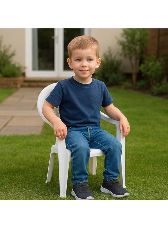 Master Gold Plastic Kids Chair Compact Lightweight Durable | Indoor or Garden Seating Chair | Suitable for Kids Room, Kindergarten, Play and Study - Image 2