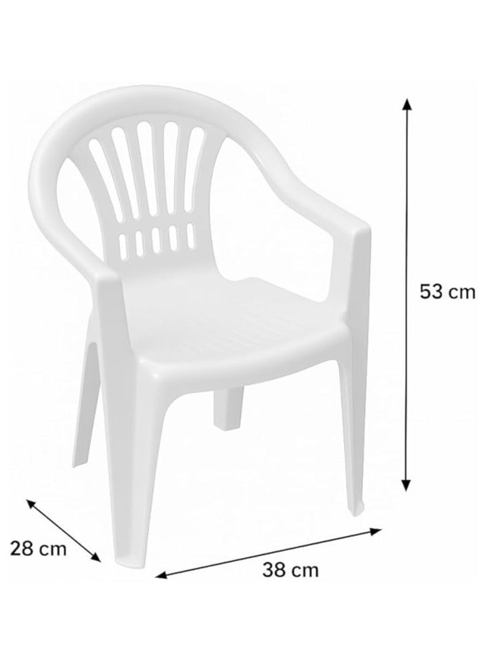 Master Gold Plastic Kids Chair Compact Lightweight Durable | Indoor or Garden Seating Chair | Suitable for Kids Room, Kindergarten, Play and Study - Image 3