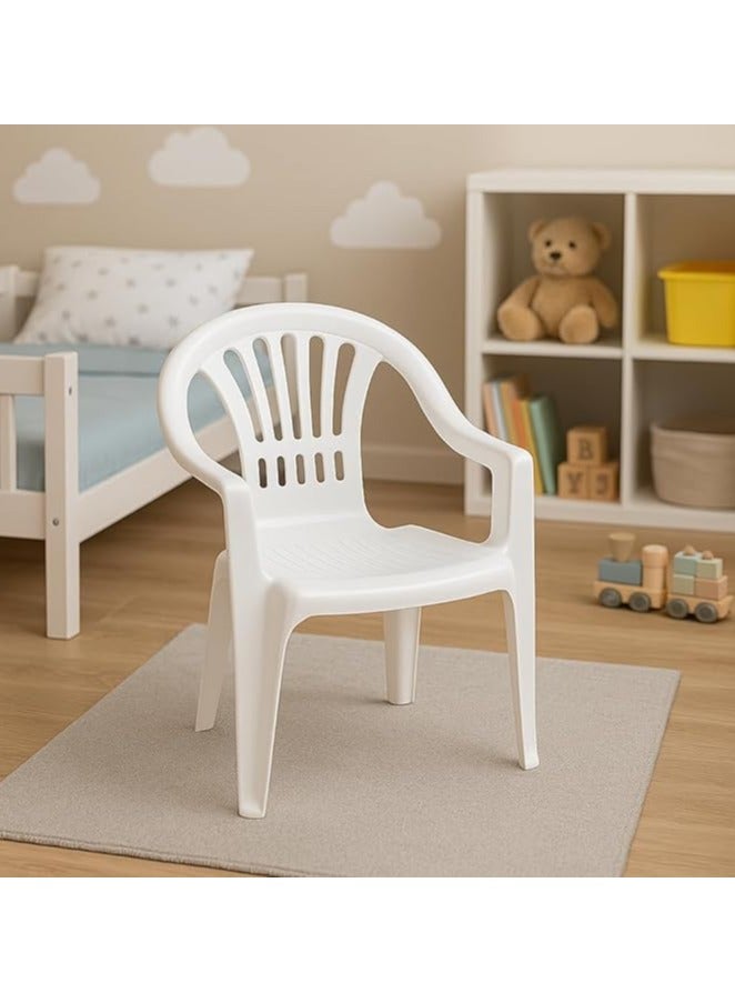 Master Gold Plastic Kids Chair Compact Lightweight Durable | Indoor or Garden Seating Chair | Suitable for Kids Room, Kindergarten, Play and Study - Image 4