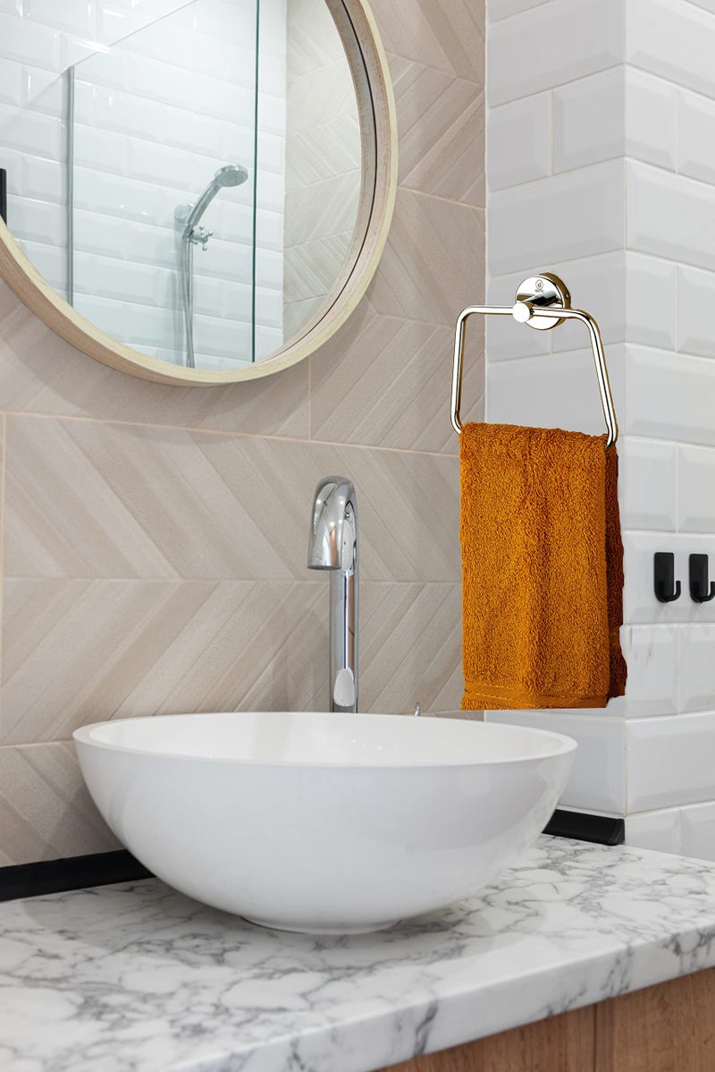 iSTAR Stainless Steel Towel Ring/Napkin Ring/Towel Stand for Bathroom Towel Holder with Chrome Finish (Pack of 1) - Image 3