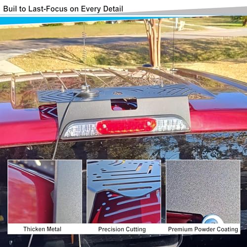 TOPOWN 1-Set Metal Drill-Free Light Bar Cab Mount for Ford F-150 (2015+) for Ford F-250-F-550 (2017+), Fit for Magnetic Light Bar and Magnetic Antenna, Support Bolt-on Mounting, Metal Light Bar Mount - Image 5