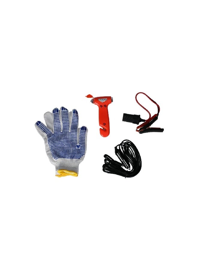 AUTOSMART طقم ضاغط هواء 3 في 1 برتقالي وأسود 14 × 7 × 13 بوصة Ct06203 - Image 1