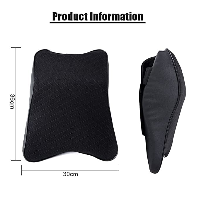 Mishrit Car Neck Pillow Breathable Car Seat Headrest Pad||Memory Foam Pillow||Neck Support Head Neck Rest Support||Soft Cushion for Car Office(Multi Color) - Image 3