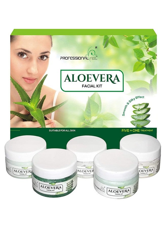 professional feel طقم وجه الألوفيرا العشبي الاحترافي، صالون تجميل الماس والذهب لتفتيح البشرة للرجال والنساء، حل لجميع أنواع البشرة - 250 جرام. - Image 2