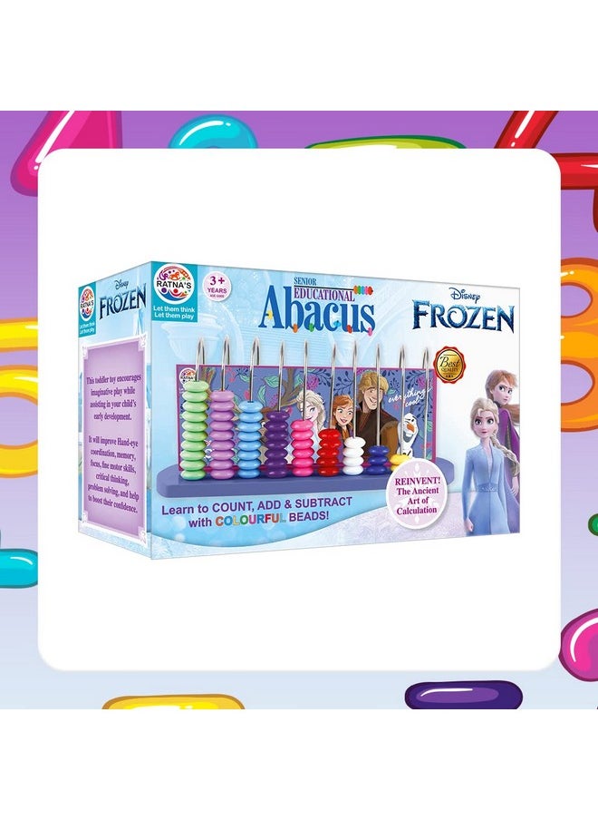 RATNA'S Ratna's Educational Abacus Senior Math's Learning Early Educational Kit Toy for Kids 3+ Years (Theme Frozen)  - Image 5