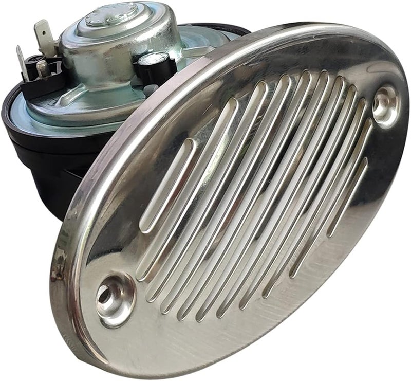 C CLINK 316 Stainless Steel 12V Hidden Flush Mount 5190512 Marine Boat Horn Two Hole Installation Spacing of 114.3 mm - Image 1