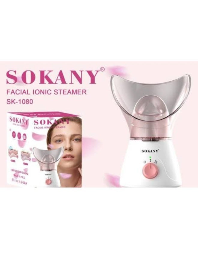 sokany SK-1080 Facial Steamer 140W – Deep Skin Hydration & Pore Cleansing, Warm Steam Technology for Enhanced Radiance & Smoothness, Effectively Removes Dirt, Oil & Impurities, Improves Absorption of Skincare Products, Suitable for All Skin Types, Gentle Spa-Like Facial Care, Easy-to-Use Ergonomic Design, Promotes Softer, Healthier-Looking Skin, Ideal for Everyday Home Use - Image 3