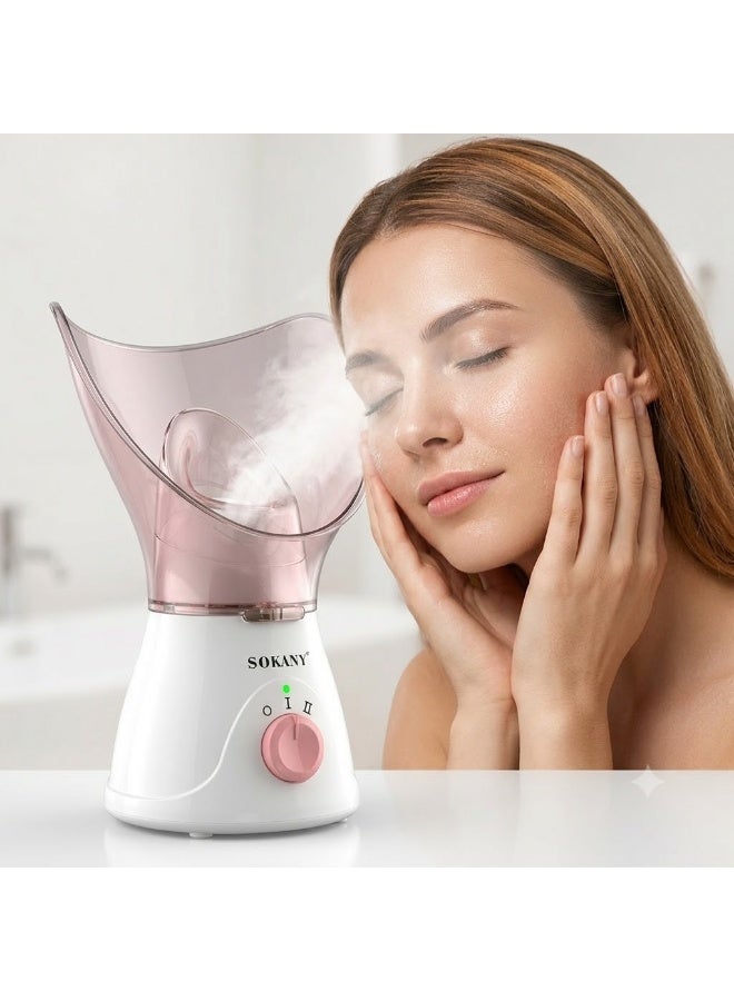 sokany SK-1080 Facial Steamer 140W – Deep Skin Hydration & Pore Cleansing, Warm Steam Technology for Enhanced Radiance & Smoothness, Effectively Removes Dirt, Oil & Impurities, Improves Absorption of Skincare Products, Suitable for All Skin Types, Gentle Spa-Like Facial Care, Easy-to-Use Ergonomic Design, Promotes Softer, Healthier-Looking Skin, Ideal for Everyday Home Use - Image 4