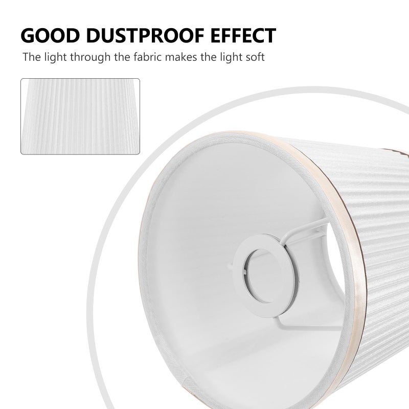 Soft White Lampshade Diffuser Simple American Style Cover For Ceiling Wall Table Lamps Easy Installation Home Decor - Image 4