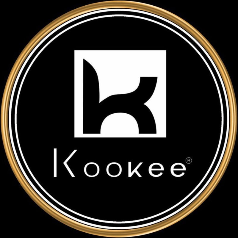 Kookee Ceramic Bathroom Set - Stylish 4 Piece Bath Accessories Kit with Soap Dispenser, Toothbrush Holder, Tumbler & Soap Dish - Modern & Designer Decor for Home & Guest Bathrooms, White/Gold (9740) - Image 5