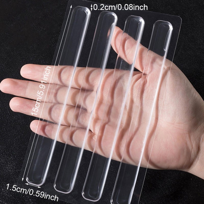 1pc Medium Section Anti Collision Door Handle Bumper Silent Protective Pad Fridge Noise Reducing Door Mat No Trace Anti Fall Door Sticker Protective Strip - Image 4