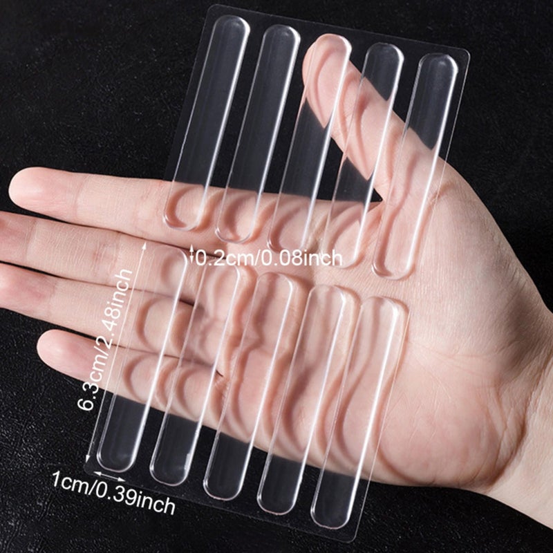 1pc Medium Section Anti Collision Door Handle Bumper Silent Protective Pad Fridge Noise Reducing Door Mat No Trace Anti Fall Door Sticker Protective Strip - Image 3