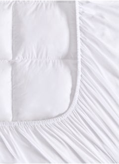 Master Home Textile Microfiber Mattress Topper, Fits 180 x 200 cm Double Size Ded,14 cm Extra Thick, With 35 cm Deep Pocket, Double Siz  - Image 3