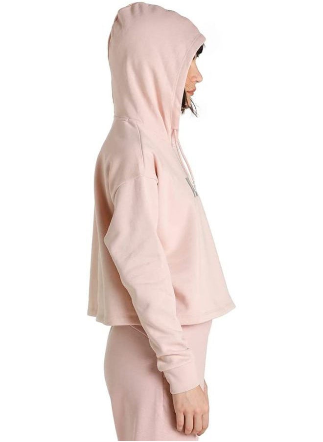 PUMA - ESS+ Metallic Logo Cropped Hoodie FL Ros - Image 1