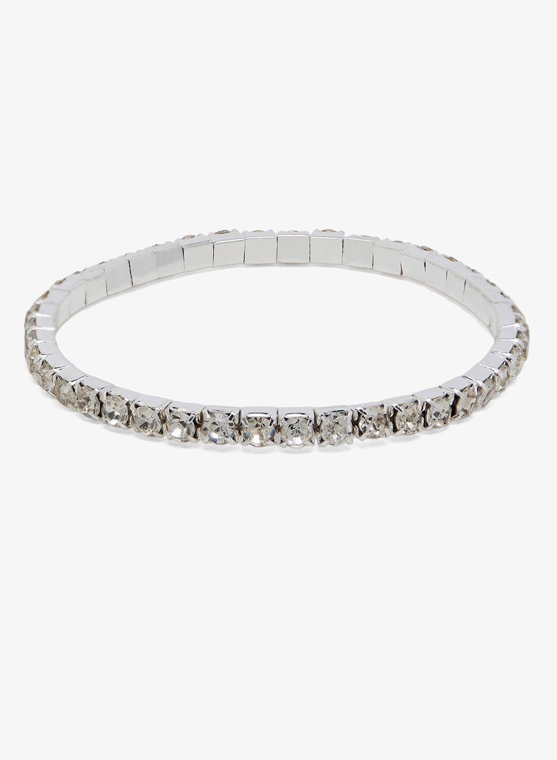 ELLA Silver Tennis Bracelet - Image 1