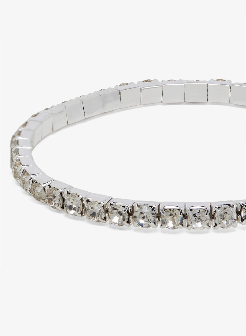 ELLA Silver Tennis Bracelet - Image 2
