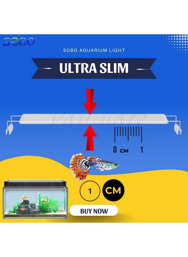 VAYINATO فايينات سوبو (ال-380 | 15.5 واط | مناسب لخزان 40-50 سم) سلسلة كوب الرفيع المضيء لمصباح LED للأكواريوم المزروع - Image 4