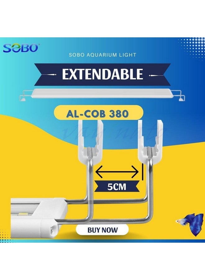 VAYINATO فايينات سوبو (ال-380 | 15.5 واط | مناسب لخزان 40-50 سم) سلسلة كوب الرفيع المضيء لمصباح LED للأكواريوم المزروع - Image 3