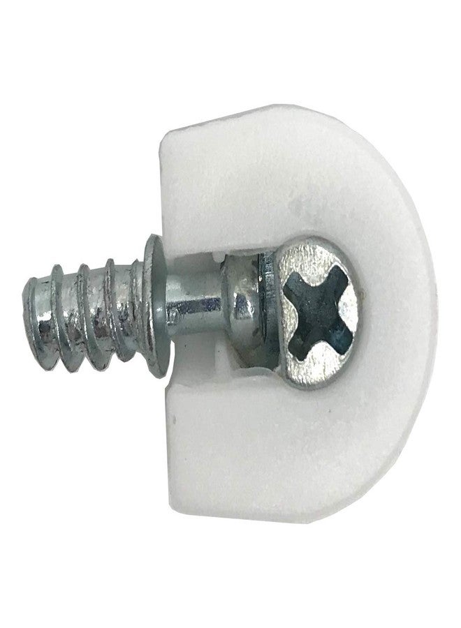 XMHF 30 Pieces Shelf Support Holder White Pin Peg with Screws - Image 4