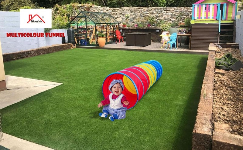 Homecute Tunnel Tent for Kids, Foldable Indoor & Out Door Crawl Through Tunnel for Toddler Babies Children, Tunnel Tent for Kids, Girls and Boys. (Caterpillar Multicolour) - Image 4