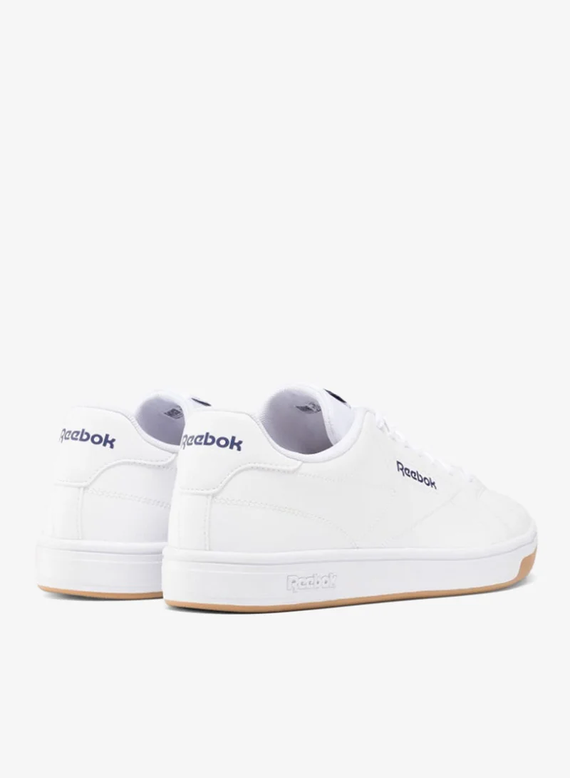 Reebok Pink Stucco/Bone/Ash Reebok Court Clean White Sneakers  | Best Price UAE