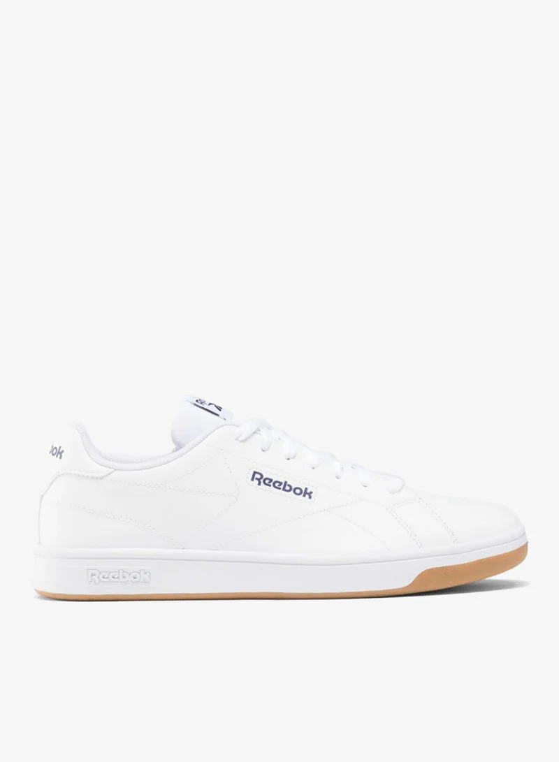Reebok Pink Stucco/Bone/Ash Reebok Court Clean White Sneakers  | Best Price UAE