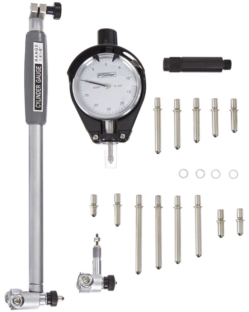Fowler 526464000 Extender Dial Bore Gage Kit with 146 Measuring Range