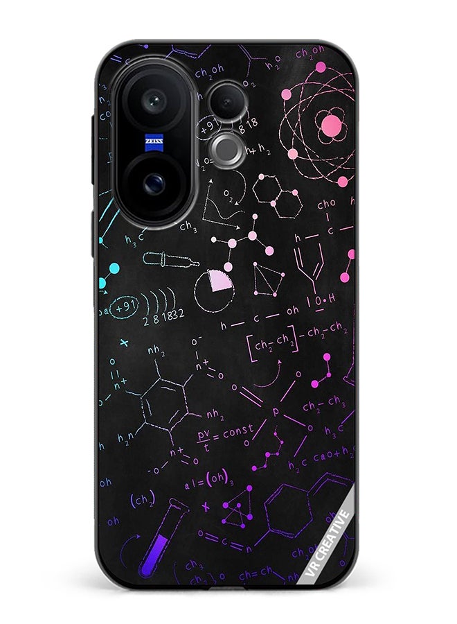 Protective Case Cover For Vivo X200 FE Chemistry Formula Design Multicolour