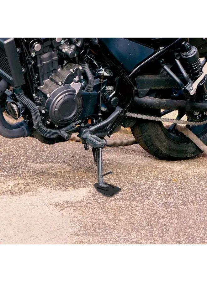 2pcs Blue Motorcycle Frame Side Kick Pad Support Plate - Image 2
