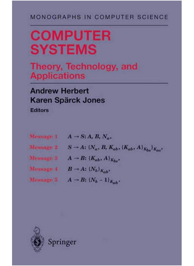 Springer Computer Systems: Theory, Technology, and Applications 