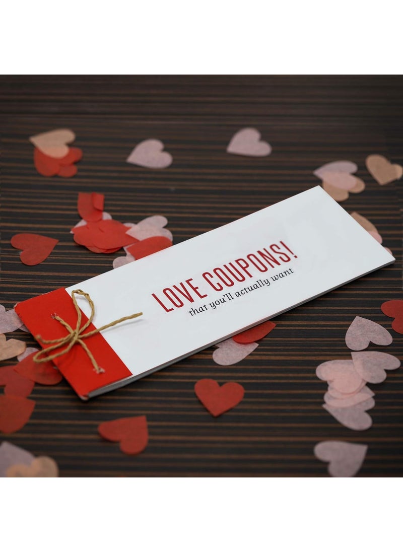 Confetti - Confetti! Collections Love Coupons for Him or Her, Husband, Wife, Boyfriend, Girlfriend or Couples. Unique Romantic Valentines Day, Christmas or Birthday Gift — 15 Unique Cards - Image 1