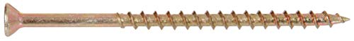 Hillman 48254 8 X 1Inch Square Drive Multipurpose Wood Screw 500PackYellow Zinc - Image 3