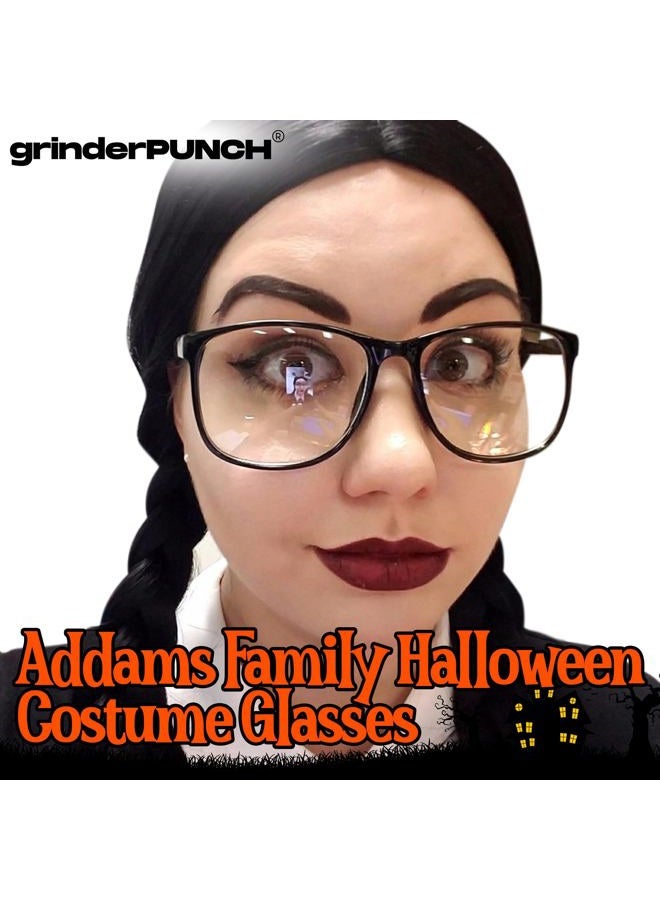 grinderPUNCH Large Nerdy Thin Plastic Frame Clear Lens Eye Glasses Frame 2 Pack - Image 2