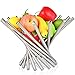 AIFUSI Fruit Bowl for Kitchen Counter, Stainless Steel Rotation Fruit Basket Countertop Fruits Stand Holder Creative - Image 2