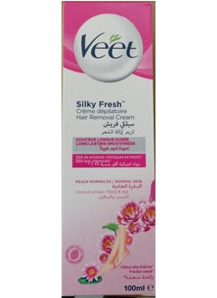 Veet Moisturising Lotus Flower And Legs Silky Fresh Hair Removal Cream For Normal Skin 100.0grams 