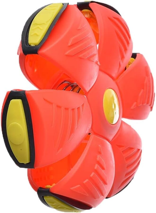 Generic Plastic flat ball disc throwing a disc catching a ball for kids - multi color 