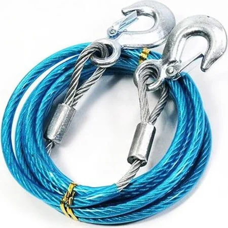 Nettedarikcisi Auto Towing Rope Steel Insulated Towing Rope 3 Ton 3 Meters